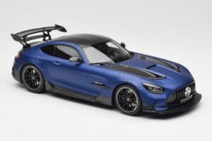 Mercedes AMG GT C190 Black Series Spectral Blue Magno Minichamps 1:18 155032021 Pressofusione — immagine 4 di 6