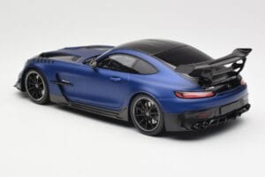 Mercedes AMG GT C190 Black Series Spectral Blue Magno Minichamps 1:18 155032021 Pressofusione — immagine 5 di 6