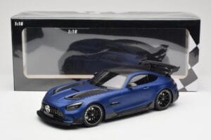 Mercedes AMG GT C190 Black Series Spectral Blue Magno Minichamps 1:18 155032021 Pressofusione — immagine 6 di 6