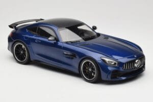 Mercedes AMG GT R C190 AMG Solarbeam Yellow Metallic Minichamps 1:18 155036022 Pressofusione — immagine 4 di 6