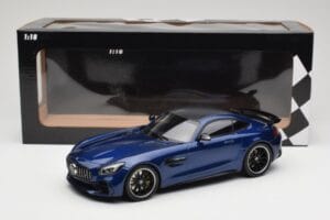Mercedes AMG GT R C190 AMG Solarbeam Yellow Metallic Minichamps 1:18 155036022 Pressofusione — immagine 6 di 6