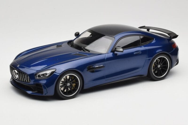 Mercedes AMG GT R C190 AMG Solarbeam Yellow Metallic Minichamps 1:18 155036022 Pressofusione