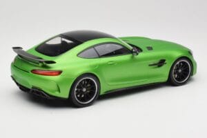 Mercedes AMG GT R C190 Verde Opaco Minichamps 1:18 155036020 Pressofusione — immagine 2 di 6