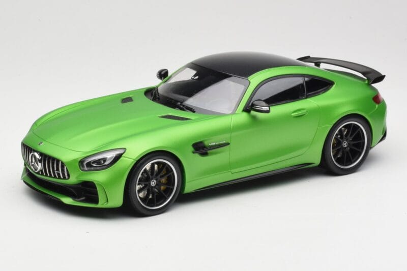 Mercedes AMG GT R C190 Verde Opaco Minichamps 1:18 155036020 Pressofusione