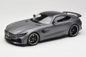 Mercedes AMG GT R C190 Grigio Opaco Metallizzato Minichamps 1:18 155036026 Pressofusione