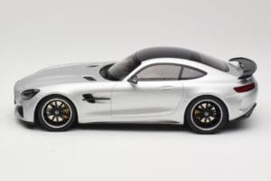 Mercedes AMG GT R C190 Argento Minichamps 1:18 155036025 Pressofusione — immagine 3 di 6