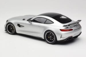 Mercedes AMG GT R C190 Argento Minichamps 1:18 155036025 Pressofusione — immagine 5 di 6
