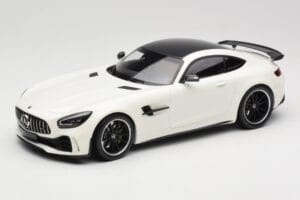 Mercedes AMG GT R C190 Bianco Metallizzato Minichamps 1:18 155036028 Pressofusione