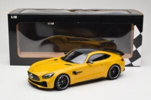 Mercedes AMG GT R C190 Giallo Minichamps 1:18 155036021 Pressofusione — immagine 6 di 6