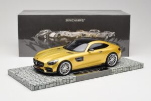 Mercedes Brabus AMG GT S C190 600 Desert Oro Minichamps 1:18 107032522 Pressofusione — immagine 6 di 6