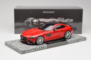 Mercedes Brabus AMG GT S C190 600 Mars Rosso Minichamps 1:18 107032521 Pressofusione — immagine 6 di 6