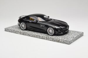 Mercedes Brabus AMG GT S C190 Obsidian Nero Minichamps 1:18 107032520 Pressofusione — immagine 4 di 6