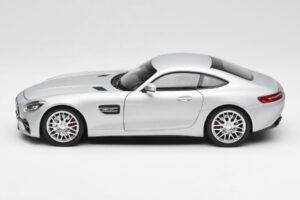 Mercedes AMG GT S C190 Designo Iridium Argento Magno Norev 1:18 B66960485 Pressofusione — immagine 4 di 8