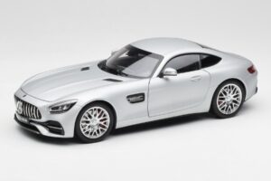 Mercedes AMG GT S C190 Designo Iridium Argento Magno Norev 1:18 B66960485 Pressofusione