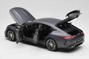 Mercedes AMG GT 63 S X290 Aero Package Designo Selenite Grigio Magno Norev 1:18 B66961038 Pressofusione — immagine 5 di 8