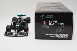 Mercedes AMG Petronas W11 #44 L. Hamilton Winner Tuscan GP 2020 Minichamps 1:18 110200944 Pressofusione — immagine 6 di 6