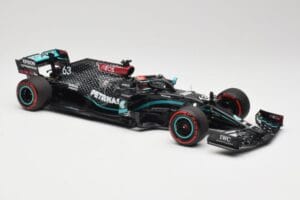 Mercedes AMG Petronas W11 #63 G. Russell Sakhir GP 2020 Minichamps 1:18 110201663 Pressofusione — immagine 4 di 6