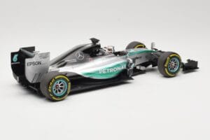Mercedes AMG Petronas W06 Hybrid #44 L. Hamilton F1 World Champion 2015 Minichamps 1:18 186150044 Pressofusione — immagine 2 di 6
