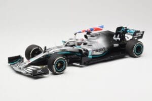 Mercedes AMG Petronas W10 #44 L. Hamilton Winner British GP 2019 Minichamps 1:18 110191044 Pressofusione