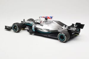 Mercedes AMG Petronas W10 #44 L. Hamilton Winner British GP 2019 Minichamps 1:18 110191044 Pressofusione — immagine 5 di 6