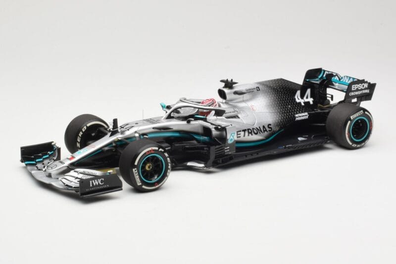 Mercedes AMG Petronas W10 EQ Power+ #44 L. Hamilton USA GP F1 World Champion 2019 Minichamps 1:18 110191844 Pressofusione