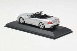 Mercedes AMG SL63 R230 Argento Wheels Type 2 Minichamps 1:43 SL63001 Pressofusione — immagine 3 di 4