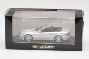 Mercedes AMG SL63 R230 Argento Wheels Type 2 Minichamps 1:43 SL63001 Pressofusione — immagine 4 di 4