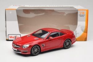 Mercedes AMG SL 63 R231 Rosso Maisto 1:18 36199 Pressofusione — immagine 8 di 8