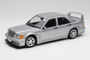 Mercedes 190E W201 2.5-16 EVO 2 Astral Argento Metallic Minichamps 1:18 155036101 Pressofusione