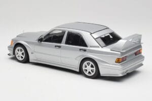 Mercedes 190E W201 2.5-16 EVO 2 Astral Argento Metallic Minichamps 1:18 155036101 Pressofusione — immagine 5 di 6