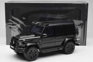 Mercedes Brabus G800 W463 4x4 Obsidian Nero GT Spirit 1:18 GT500 Resina — immagine 6 di 6