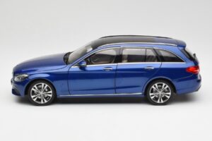 Mercedes C-Class S205 T-Modell Brilliant Blu Metallizzato Norev 1:18 B66960257 Pressofusione — immagine 4 di 8