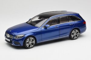 Mercedes C-Class S205 T-Modell Brilliant Blu Metallizzato Norev 1:18 B66960257 Pressofusione