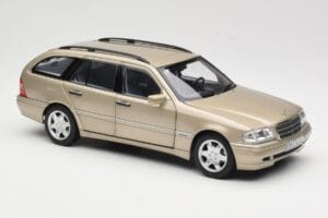 Mercedes C-Class T-Model W202 Smoke Silver Norev 1:18 183388 Pressofusione — immagine 6 di 8
