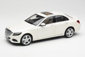 Mercedes C-Class W205 Diamond Bianco Metallizzato Norev 1:18 B66960256 Pressofusione