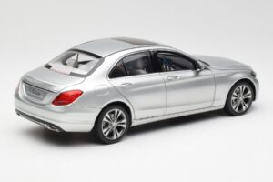 Mercedes C-Class W205 Iridium Argento Metallizzato Norev 1:18 B66960253 Pressofusione — immagine 3 di 8