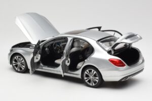 Mercedes C-Class W205 Iridium Argento Metallizzato Norev 1:18 B66960253 Pressofusione — immagine 5 di 8
