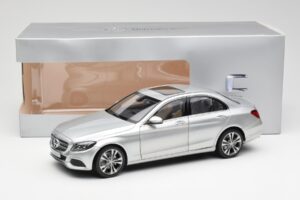 Mercedes C-Class W205 Iridium Argento Metallizzato Norev 1:18 B66960253 Pressofusione — immagine 8 di 8