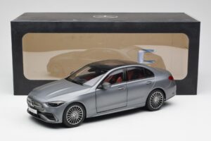Mercedes C-Class W206 Designo Selenite Grigio Magno NZG 1:18 B66960638 Pressofusione — immagine 2 di 8