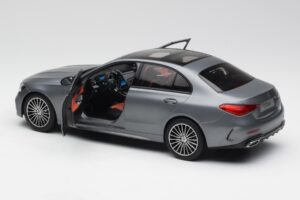 Mercedes C-Class W206 Designo Selenite Grigio Magno NZG 1:18 B66960638 Pressofusione — immagine 7 di 8