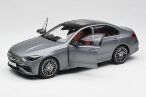 Mercedes C-Class W206 Designo Selenite Grigio Magno NZG 1:18 B66960638 Pressofusione — immagine 8 di 8