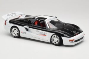 Mercedes C112 Sport Bianco & Nero Guiloy 1:18 68521 Pressofusione — immagine 6 di 8