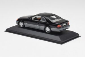 Mercedes C140 600 SEC Nero Minichamps 1:43 32600 Pressofusione — immagine 3 di 4