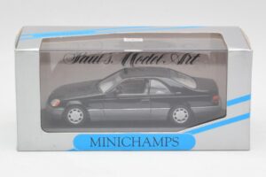 Mercedes C140 600 SEC Nero Minichamps 1:43 32600 Pressofusione — immagine 4 di 4