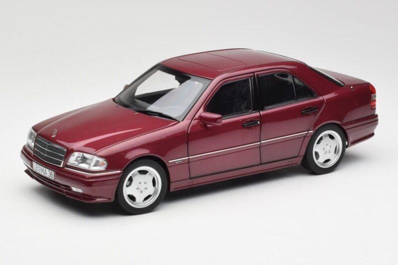 Mercedes AMG C36 W202 Almandine Rosso Norev 1:18 B66040706 Pressofusione