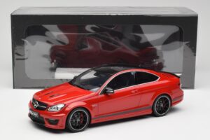 Mercedes AMG C63 W204 Edition 507 Rosso GT Spirit 1:18 GT920 Resina — immagine 5 di 5