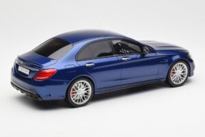 Mercedes AMG C63 S W205 Blu GT Spirit 1:18 ZM044 Resina — immagine 2 di 6