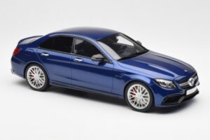 Mercedes AMG C63 S W205 Blu GT Spirit 1:18 ZM044 Resina — immagine 4 di 6