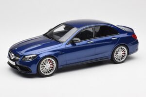 Mercedes AMG C63 S W205 Blu GT Spirit 1:18 ZM044 Resina