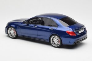Mercedes AMG C63 S W205 Blu GT Spirit 1:18 ZM044 Resina — immagine 5 di 6